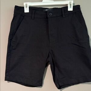 Kenneth Cole Black Slim Fit Shorts Size 30